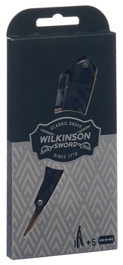 WILKINSON Vintage Rasiermesser mit 5 Klingen (1 Set)