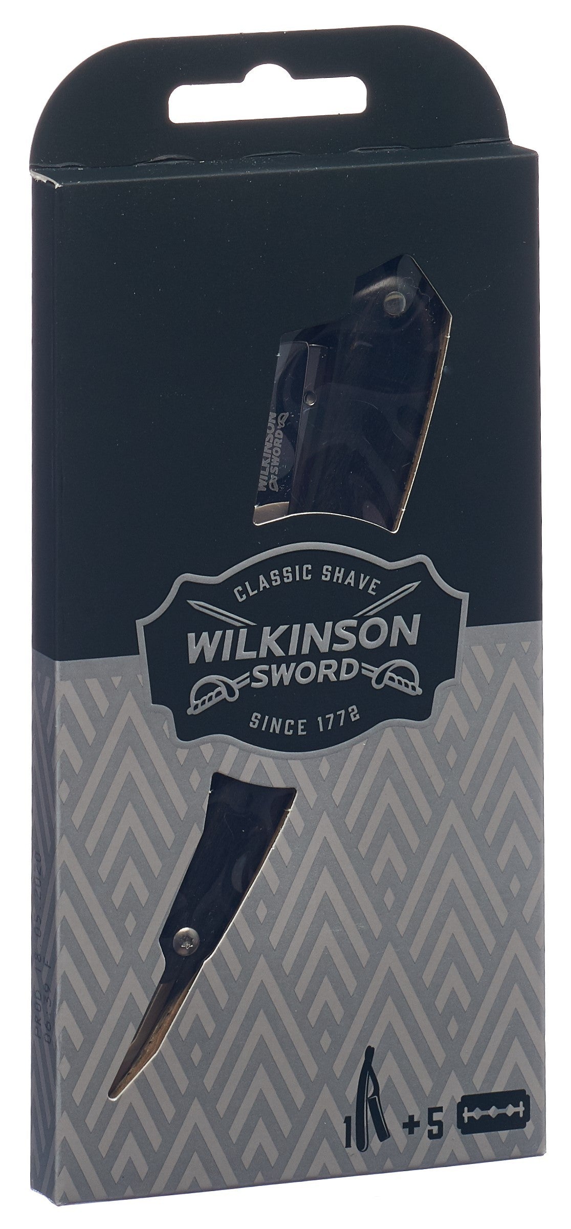 WILKINSON Vintage Rasiermesser mit 5 Klingen (1 Set)