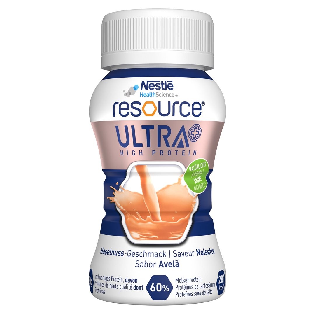 Nestlé Resource Ultra & Haselnuss (4x125ml)