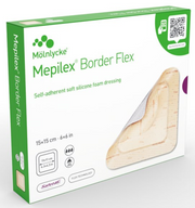 Mepilex Border Flex Schaumverband, 15x15cm (5 Stk)