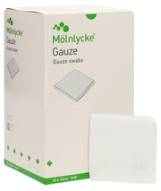 Mölnlycke Gauze Gazekompressen 8-lagig, 10x10cm steril (2x75 Stk)