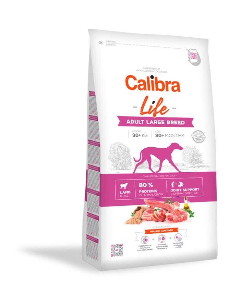 Calibra Life Can Adult Large Lamm, Trockenfutter für Hunde (2.5kg)