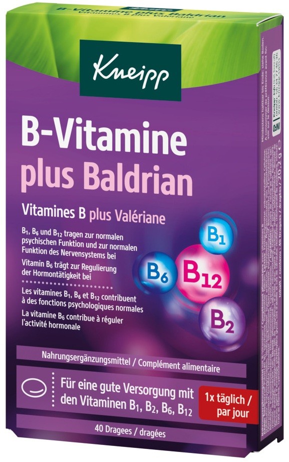 Kneipp B-Vitamine plus Baldrian (40 Stk)