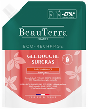 BeauTerra Rückfettendes Duschgel Monoï Refill (1 Liter)