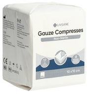 Livsane unsterile Mullkompresse 10x10cm (100 Stk)