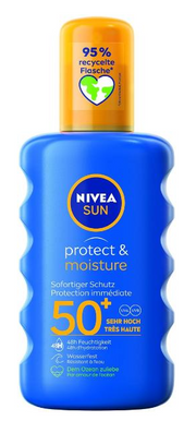 Nivea Sun Protect & Moisture pflegende Sonnenspray LSF 50+ (200ml)