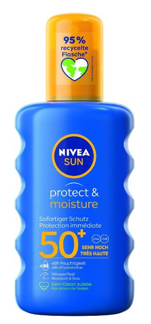 Nivea Sun Protect & Moisture pflegende Sonnenspray LSF 50+ (200ml)