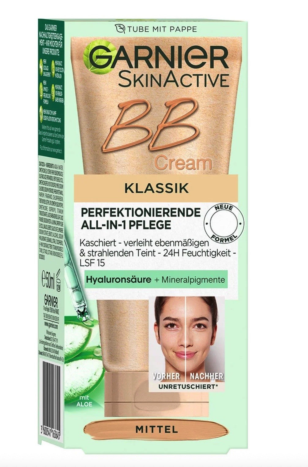 GARNIER SkinActive BB Creme All-in-1, mittlere Hauttypen (50ml)