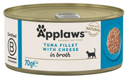 Applaws Thunfischfilet und Käse, Nassfutter für Katzen (70g)