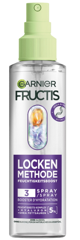 GARNIER FRUCTIS Lockenmethode, Pflege-Spray Feuchtigkeitsboost (150ml)
