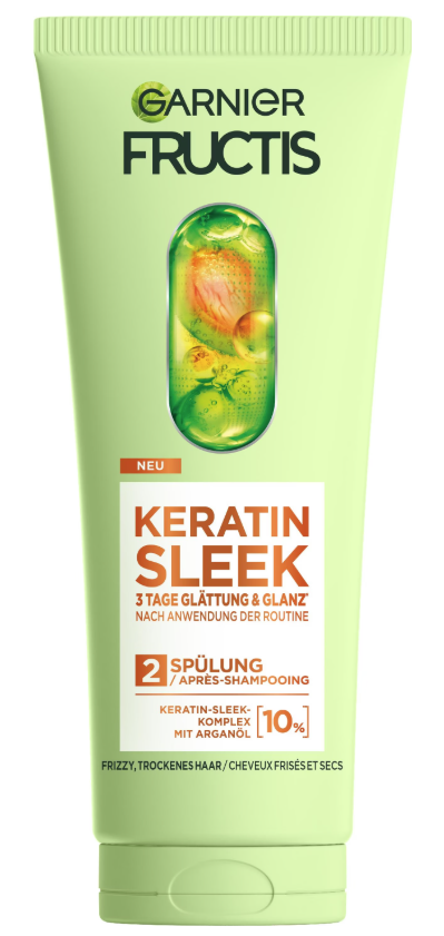 GARNIER FRUCTIS Conditioner Keratin Sleek, Anti-Frizz (200ml)