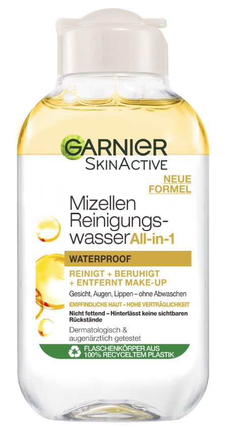 GARNIER SkinActive Mizellen Reinigungswasser All-in-1 Waterproof Mini (100ml)