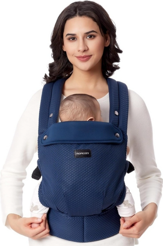 Momcozy Babytrage Air Mesh blau (1 Stk)