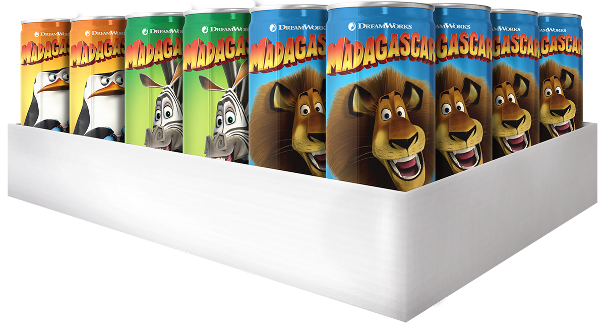 Kids Drinks Madagascar Fruit Drink Apple (24x250ml)