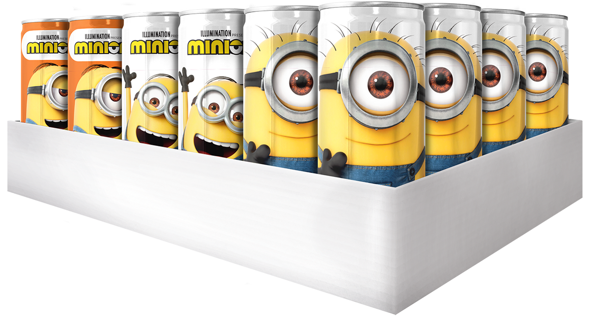 Kids Drinks Minions Fruit Drink Orange (24x250ml)
