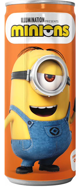 Kids Drinks Minions Fruit Drink Orange (24x250ml)