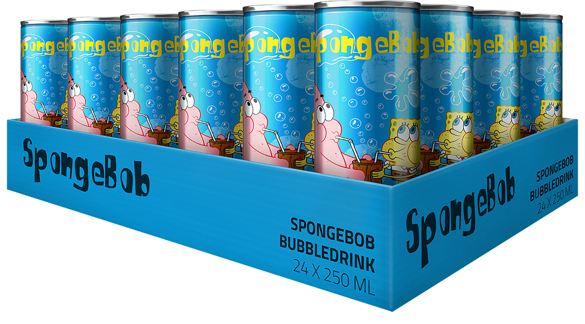 Kids Drinks Spongebob BubbleDrink Ananas (24x250ml)