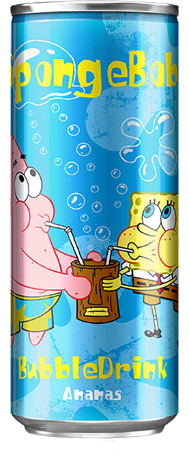 Kids Drinks Spongebob BubbleDrink Ananas (24x250ml)