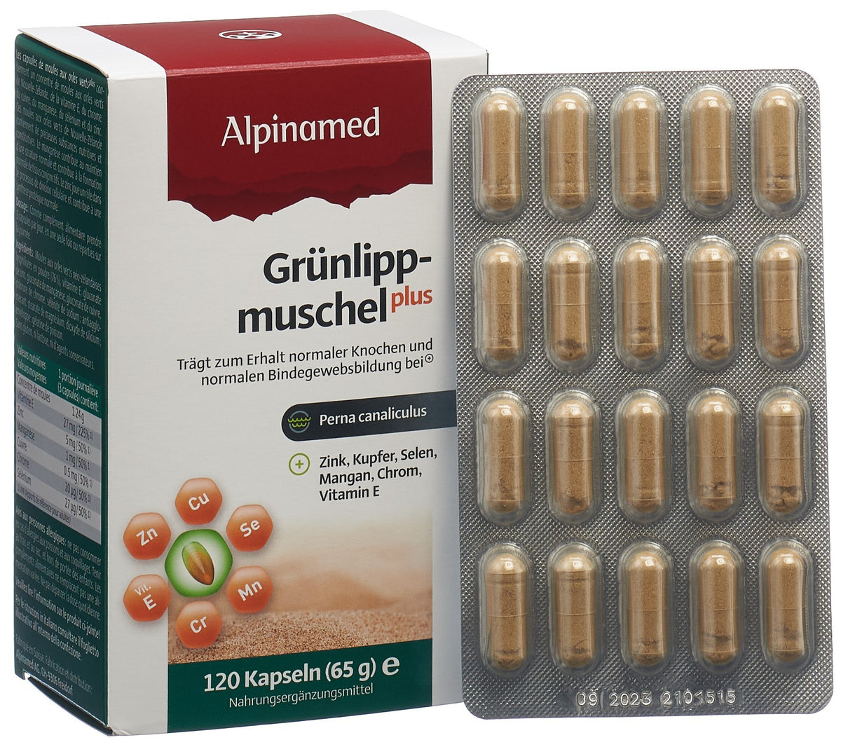 Alpinamed Grünlippmuschel Plus Kapseln (120 Stk)