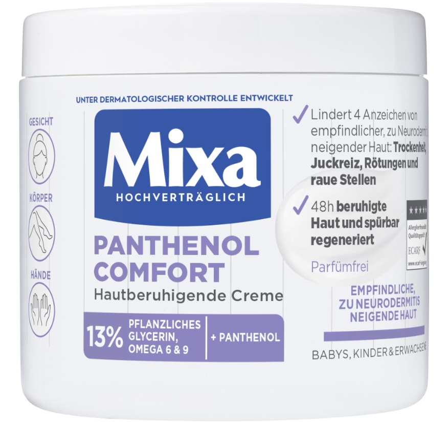 Mixa Panthenol Comfort Hautberuhigende Creme (400ml)