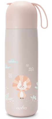 nuvita Thermosflasche Baby 400ml, mit Trinkbecher rosa (1 Stk)