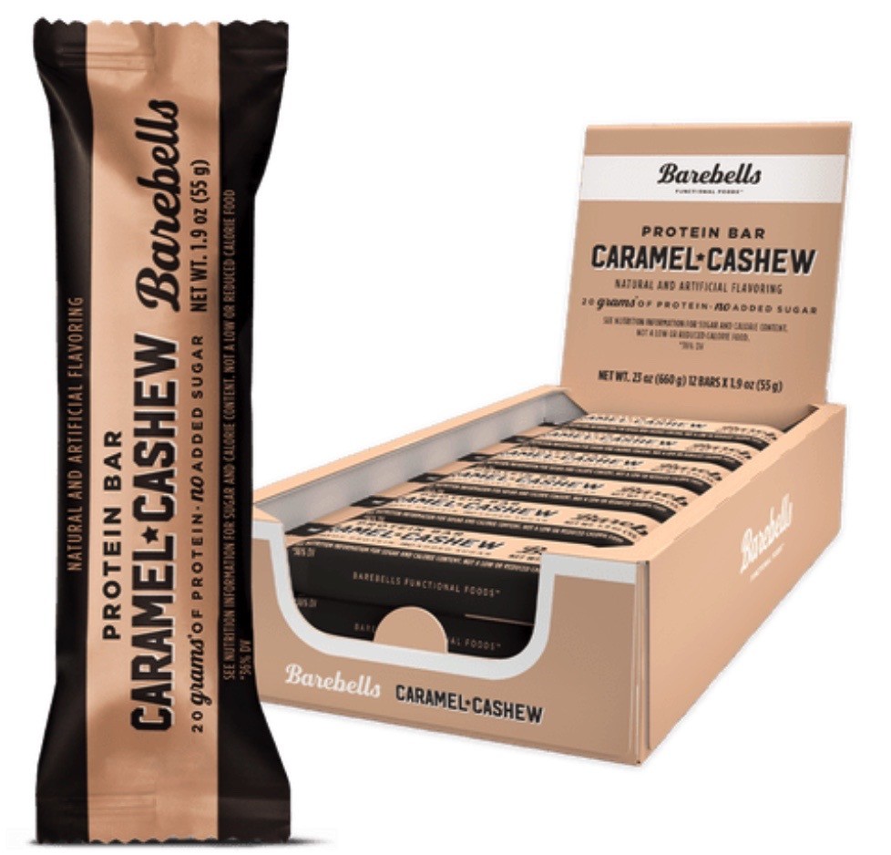 Barebells Caramel Cashew Protein Riegel (12 x 55g)