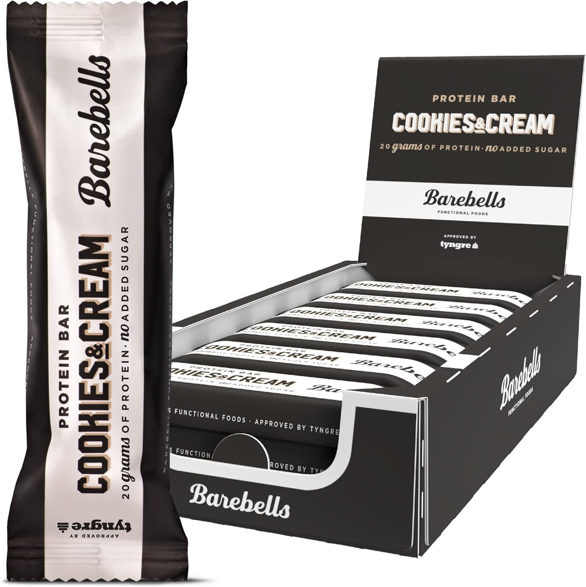 Barebells Cookies & Cream Protein Riegel (12 x 55g)