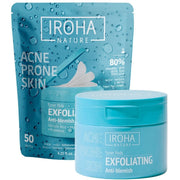 IROHA NATURE Exfoliating Anti Blemish Toner Pads (50 Stk)
