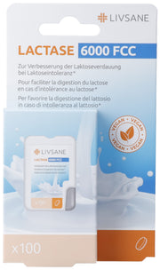 Livsane Lactase 6000 FCC Tabletten (100 Stk)
