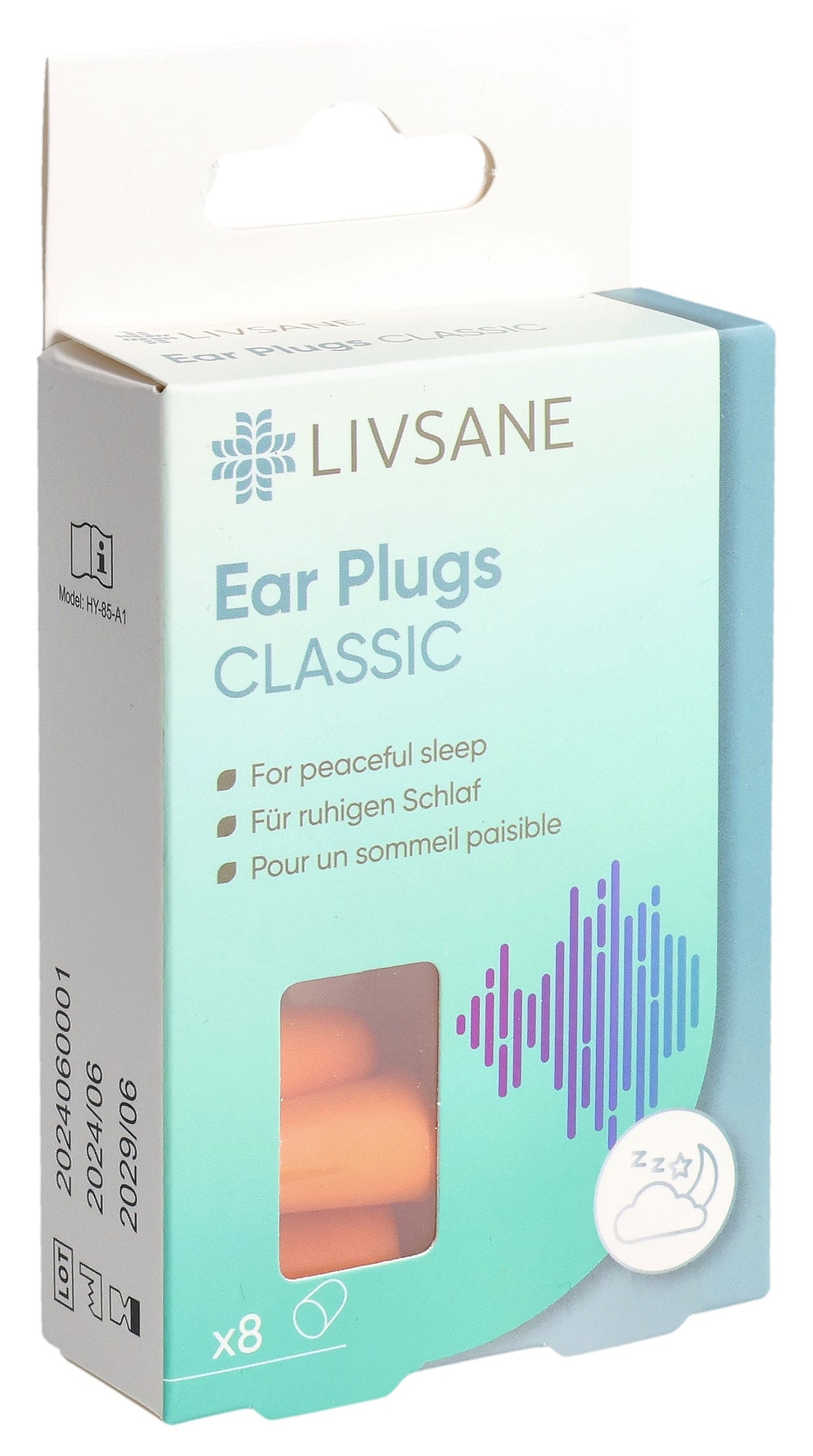 Livsane Ohrstöpsel CLASSIC (8 Stk)