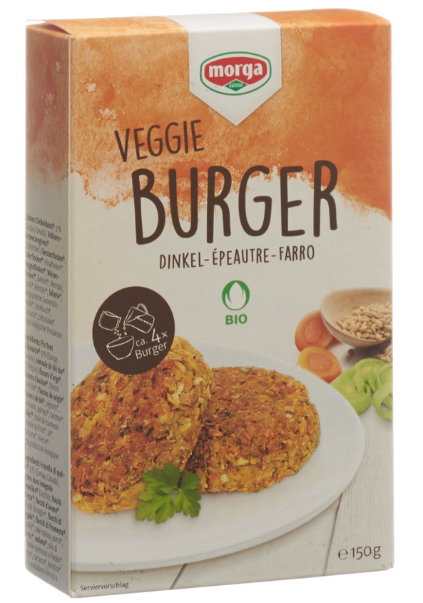 MORGA Veggie Dinkelburger Bio (150 g)