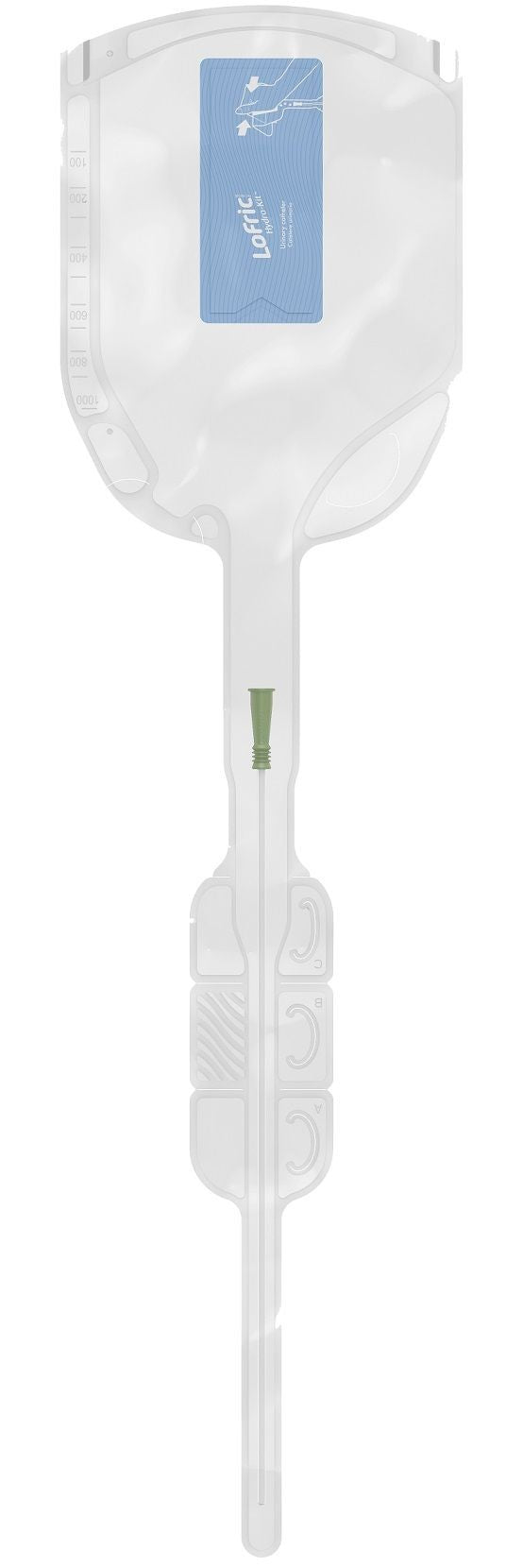 LoFric Hydro Kit Einmalkatheter Spitze Tiemann, CH14 40cm, für Männer (30 Stk)