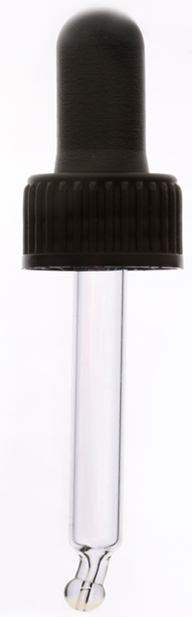 Aromalife Pipette schwarz für 10ml-Braunglasflaschen (1 Stk)