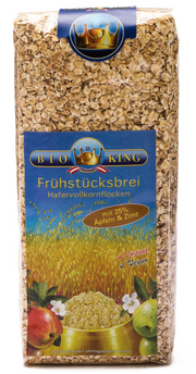 BioKing Porridge mit Apfel-Zimt (500g)
