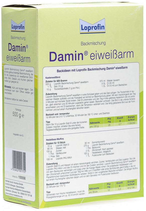 MORGA LOPROFIN Damin Backmischung (500g)