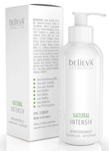 Believa Natural Intensive Reinigungsmilch (250 ml)