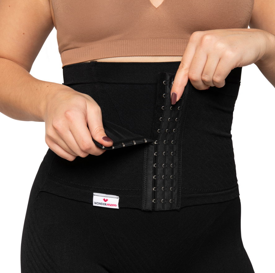 Wondermom Postpartum Belly Binder Shorts schwarz, Grösse S (1 Stk)