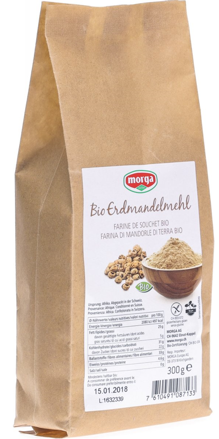 MORGA Bio Erdmandelmehl (300 g)