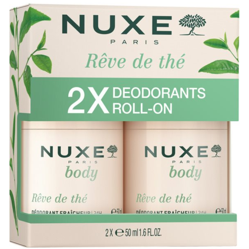 NUXE Body Rêve de Thé 24H Deodorant (2x50ml)