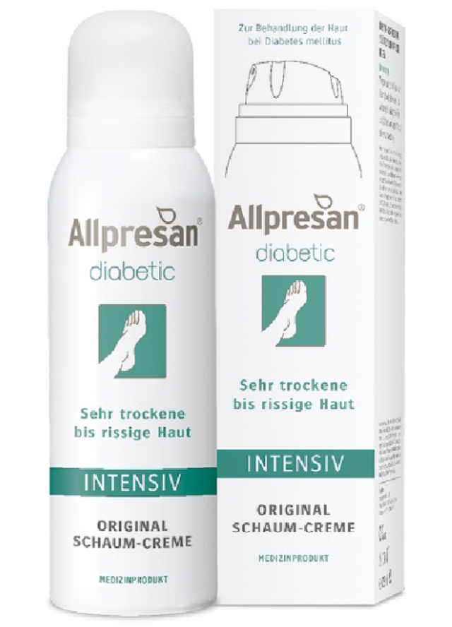 Allpresan diabetic Intensiv Schaum-Creme (125ml)