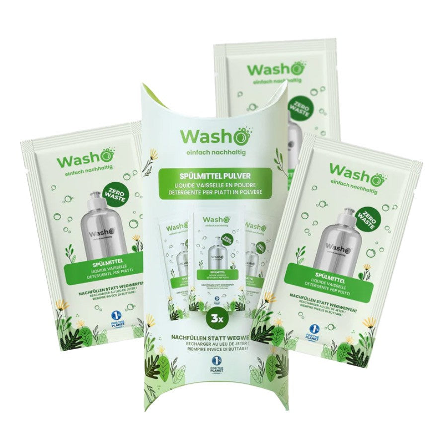 Washo Spülmittel Nachfüllpulver (3 Stk)