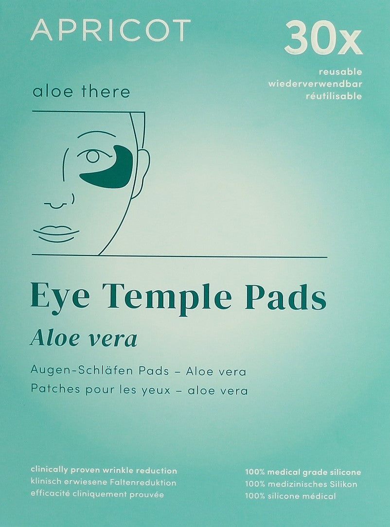APRICOT Wiederverwendbare Augen-Schläfen Pads, Aloe vera (2 Stk)