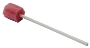 medika Basic Mundpflegestäbchen pink, unbehandelt, 11cm (50 Stk)