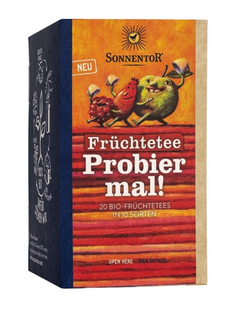 Sonnentor Probier Mal! Früchtetee Bio Beutel (20 Stk)