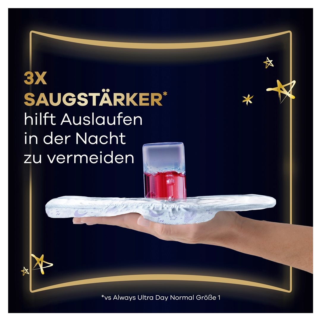 Always Ultra Binde Ultimate Night, mit Flügel (7 Stk)