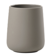 ZONE DENMARK Zahnputzbecher Nova One Taupe, Höhe 10cm, Durchmesser 8cm (1 Stk)