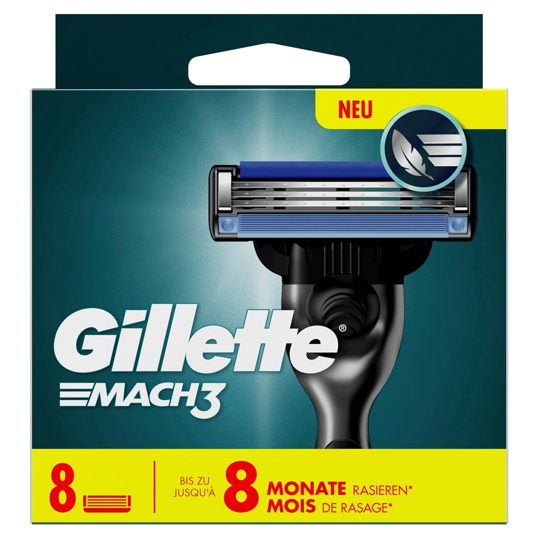 Gillette Mach3 Systemklingen (8 Stk)