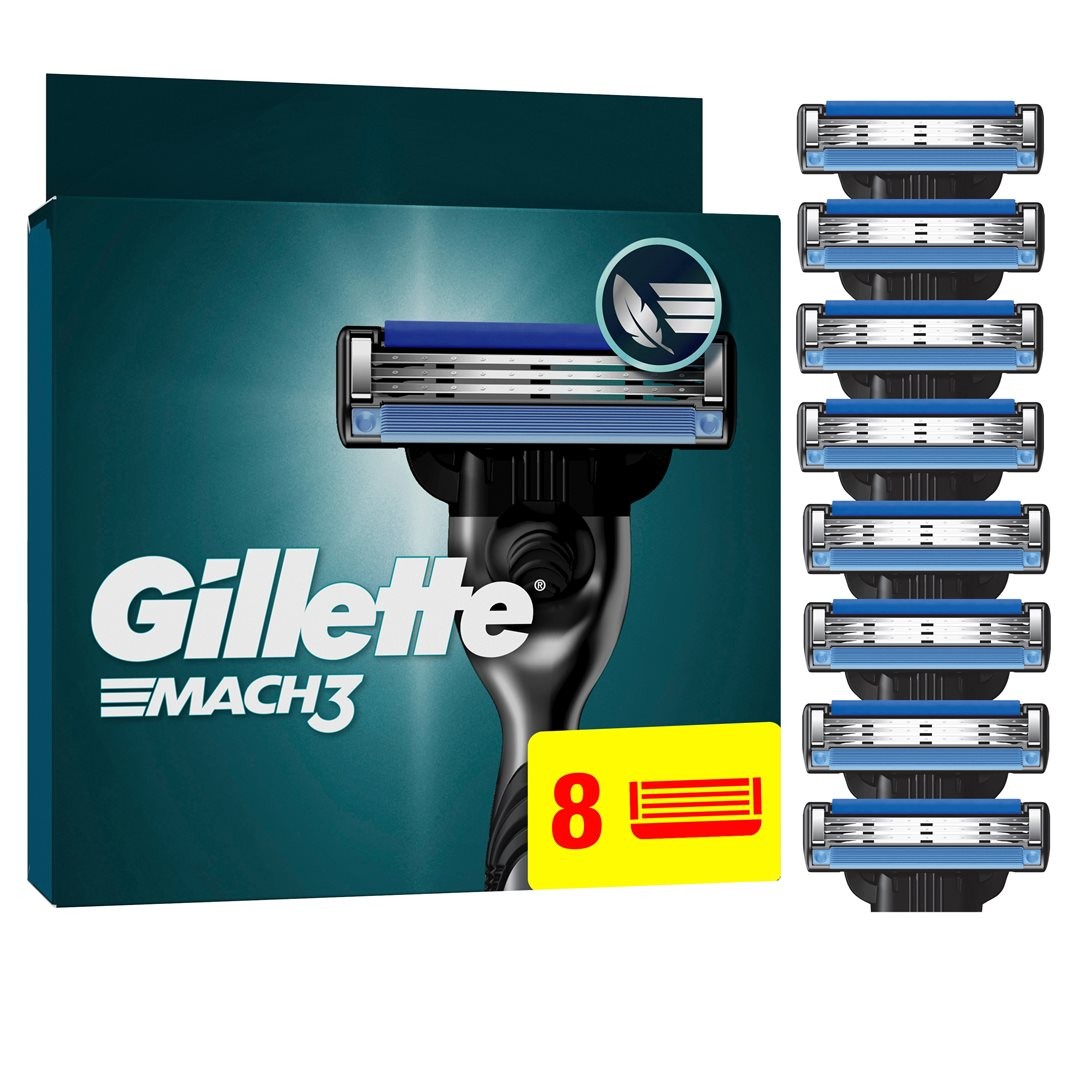 Gillette Mach3 Systemklingen (8 Stk)