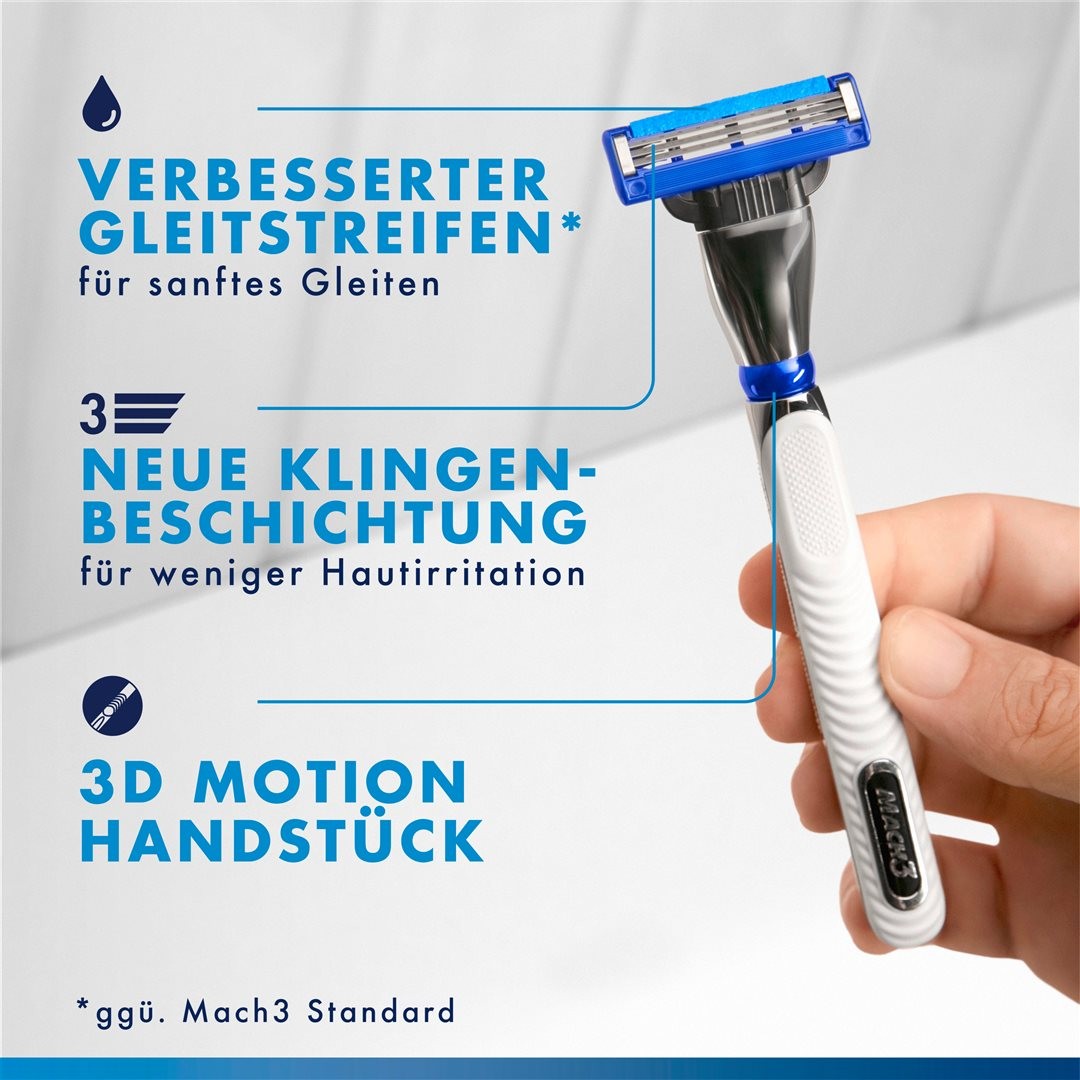 Gillette Mach3 Systemklingen (8 Stk)