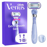 illette Venus Extra Smooth Swirl Rasierer, inkl. 1 Klinge + Duschhänger (1 Stk)